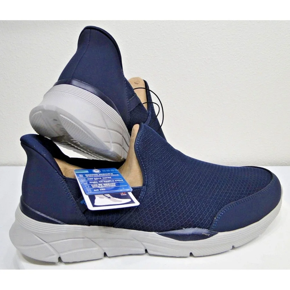Skechers Equalizer Swift Fit Mens 13 Navy NEW in box Hands Free Slip‎ On 16997S